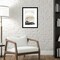 Ebony Horizon Triptych II by Jennifer Goldberger Wood Framed Wall Art Print